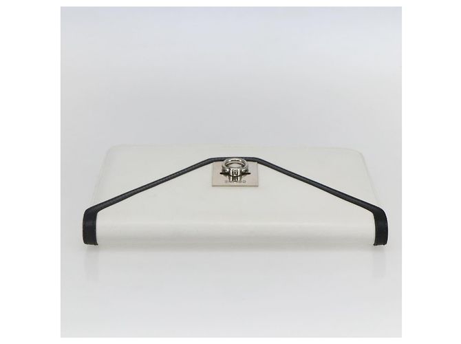 Céline Borsa a mano CELINE in pelle bianca e oro Auth mr1733 Bianco D'oro - vista 5