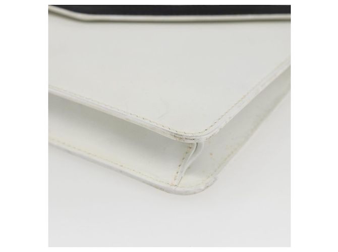 Céline Borsa a mano CELINE in pelle bianca e oro Auth mr1733 Bianco D'oro - vista 7