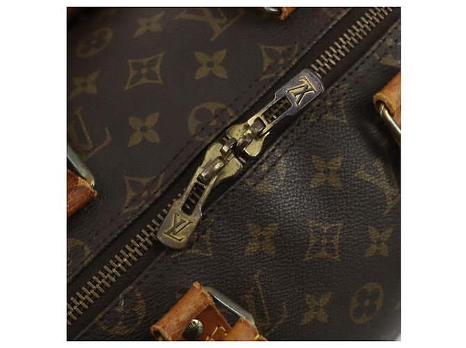LOUIS VUITTON Borsa Boston Monogram Keepall 50 M41426 Auth LV 156264 Monogramma - vista 9