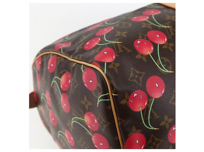 LOUIS VUITTON Borsa Boston Keepall 45 Monogram Ciliegia M95011 LV Auth 158900SV Monogramma - vista 16