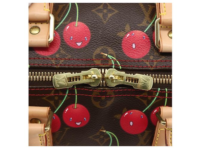 LOUIS VUITTON Borsa Boston Keepall 45 Monogram Ciliegia M95011 LV Auth 158900SV Monogramma - vista 19