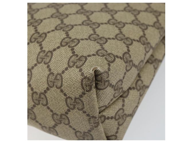 Gucci Borsa Tote GG Supreme in PVC beige e oro Auth ep12338 D'oro - vista 12