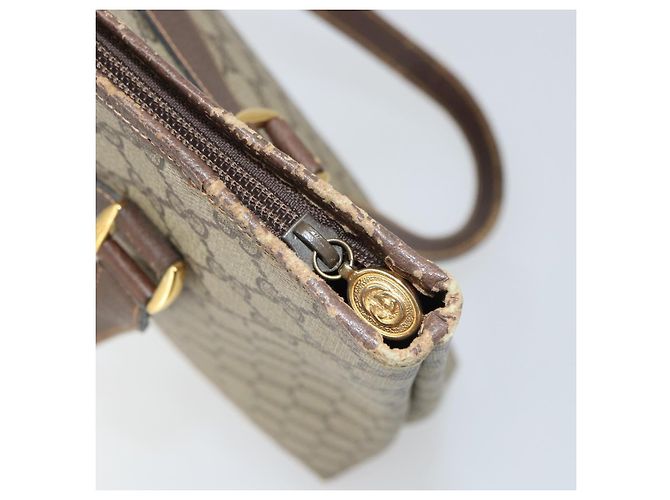 Gucci Borsa Tote GG Supreme in PVC beige e oro Auth ep12338 D'oro - vista 16