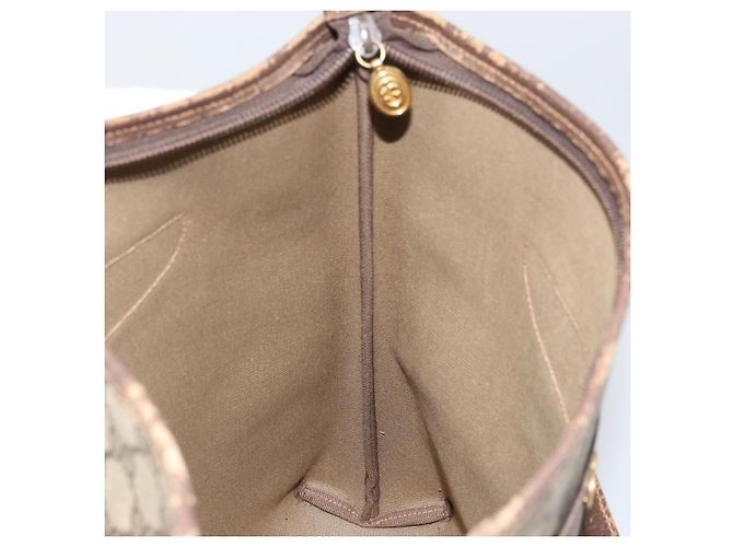 Gucci Borsa Tote GG Supreme in PVC beige e oro Auth ep12338 D'oro - vista 19