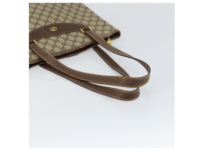 Gucci Borsa Tote GG Supreme in PVC beige e oro Auth ep12338 D'oro - vista 7