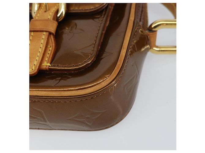 LOUIS VUITTON Borsa Christie PM Monogram Vernis Bronzo M91111 Auth ep12411 - vista 14