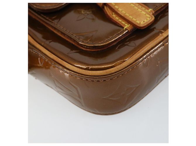 LOUIS VUITTON Borsa Christie PM Monogram Vernis Bronzo M91111 Auth ep12411 - vista 15