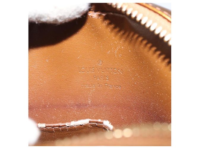 LOUIS VUITTON Borsa Christie PM Monogram Vernis Bronzo M91111 Auth ep12411 - vista 19