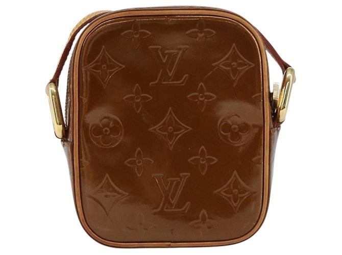 LOUIS VUITTON Borsa Christie PM Monogram Vernis Bronzo M91111 Auth ep12411 - vista 2