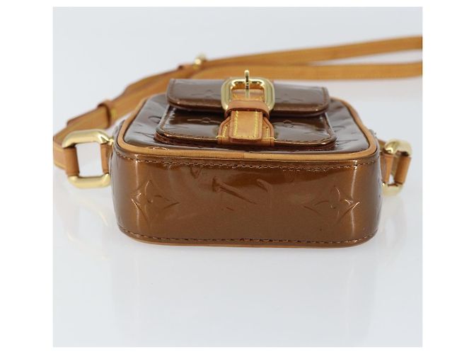 LOUIS VUITTON Borsa Christie PM Monogram Vernis Bronzo M91111 Auth ep12411 - vista 5