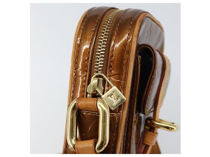 LOUIS VUITTON Borsa Christie PM Monogram Vernis Bronzo M91111 Auth ep12411 - vista 9