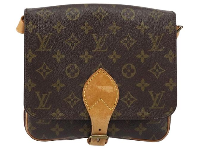 LOUIS VUITTON Borsa a Spalla Monogram Cartouchiere MM M51253 LV Auth BA8957 Monogramma - vista 13