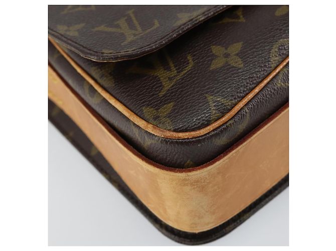 LOUIS VUITTON Borsa a Spalla Monogram Cartouchiere MM M51253 LV Auth BA8957 Monogramma - vista 15
