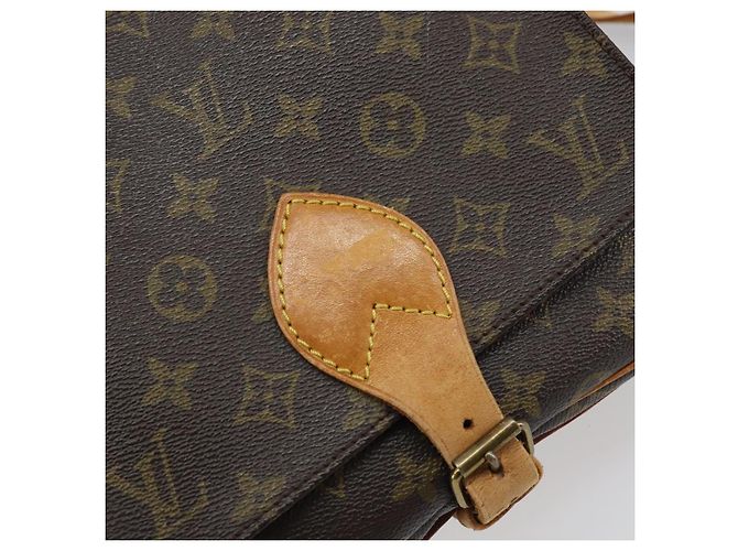 LOUIS VUITTON Borsa a Spalla Monogram Cartouchiere MM M51253 LV Auth BA8957 Monogramma - vista 18