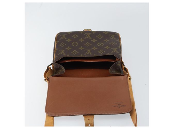 LOUIS VUITTON Borsa a Spalla Monogram Cartouchiere MM M51253 LV Auth BA8957 Monogramma - vista 19