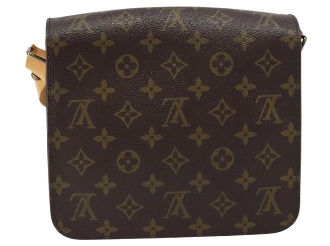LOUIS VUITTON Borsa a Spalla Monogram Cartouchiere MM M51253 LV Auth BA8957 Monogramma - vista 2