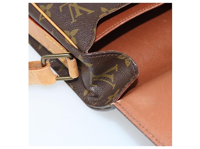 LOUIS VUITTON Borsa a Spalla Monogram Cartouchiere MM M51253 LV Auth BA8957 Monogramma - vista 20