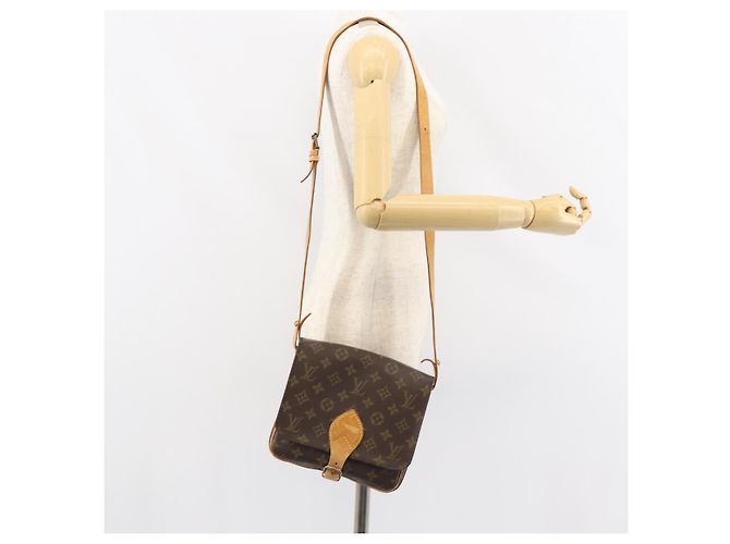LOUIS VUITTON Borsa a Spalla Monogram Cartouchiere MM M51253 LV Auth BA8957 Monogramma - vista 25