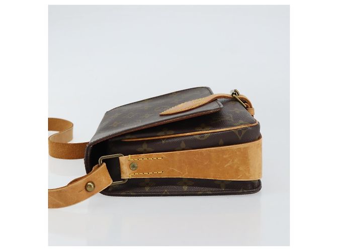 LOUIS VUITTON Borsa a Spalla Monogram Cartouchiere MM M51253 LV Auth BA8957 Monogramma - vista 4