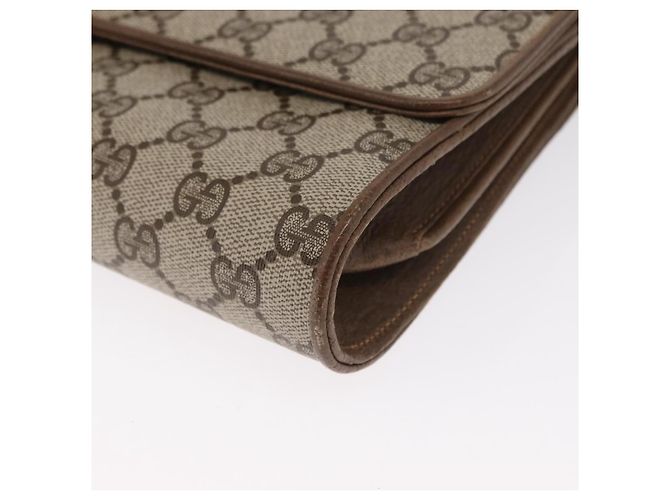 Gucci Borsa a Spalla GG Supreme PVC Beige Oro 904 02 050 Auth ep12421 D'oro - vista 11