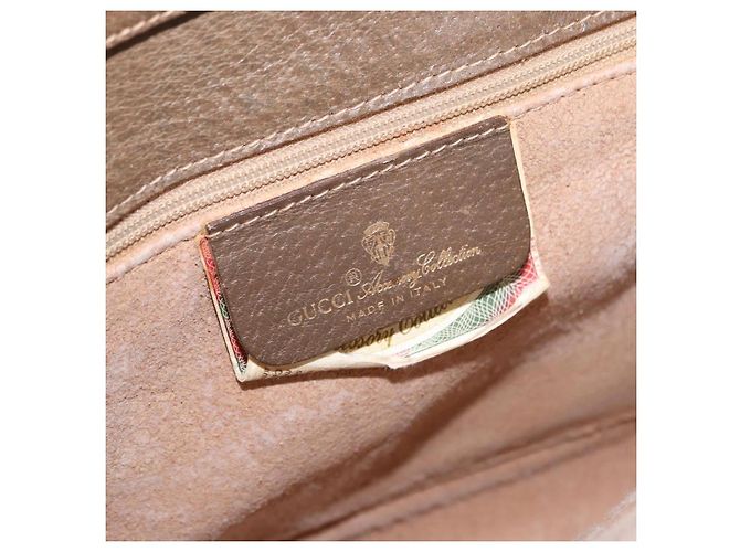 Gucci Borsa a Spalla GG Supreme PVC Beige Oro 904 02 050 Auth ep12421 D'oro - vista 16