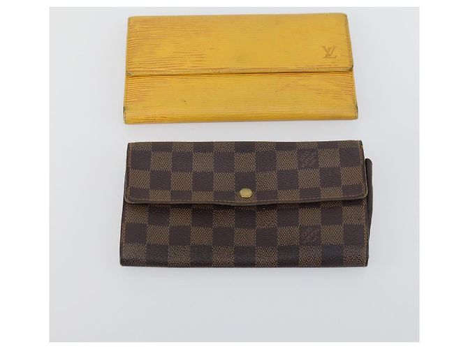 LOUIS VUITTON Monogram Epi Vernis Geldbörse 6 Set Gelb LV Auth yk20022 Monogramm - Ansicht 2