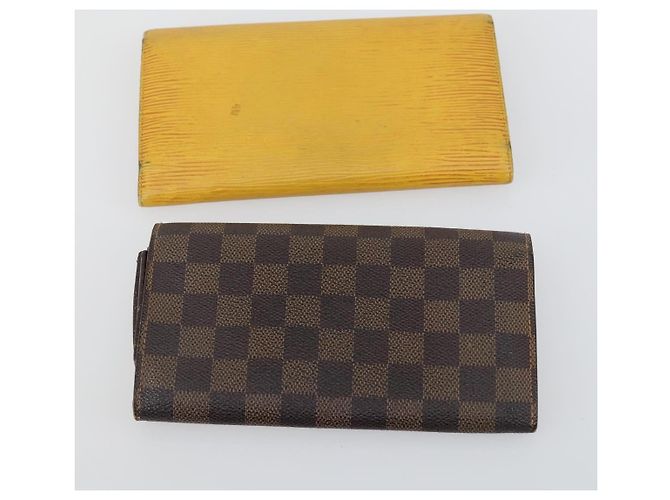 LOUIS VUITTON Monogram Epi Vernis Geldbörse 6 Set Gelb LV Auth yk20022 Monogramm - Ansicht 3