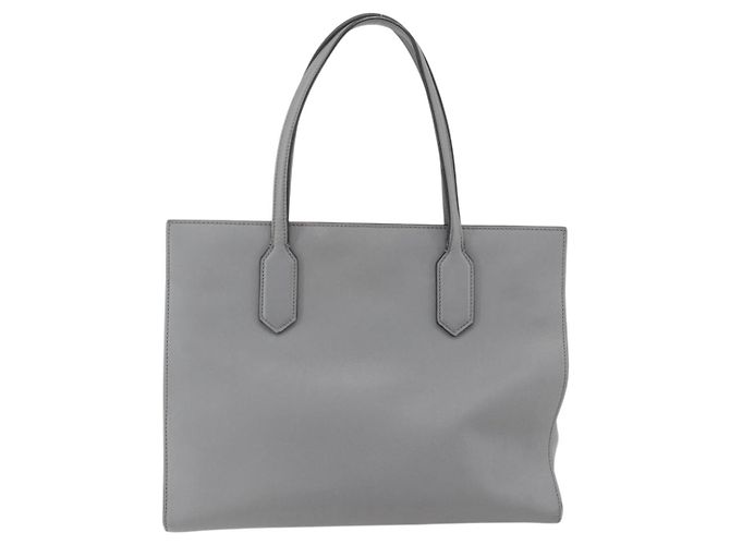 Borsa Tote in Pelle Grigia Oro GUCCI 440055 Auth ka948 Marrone D'oro - vista 2