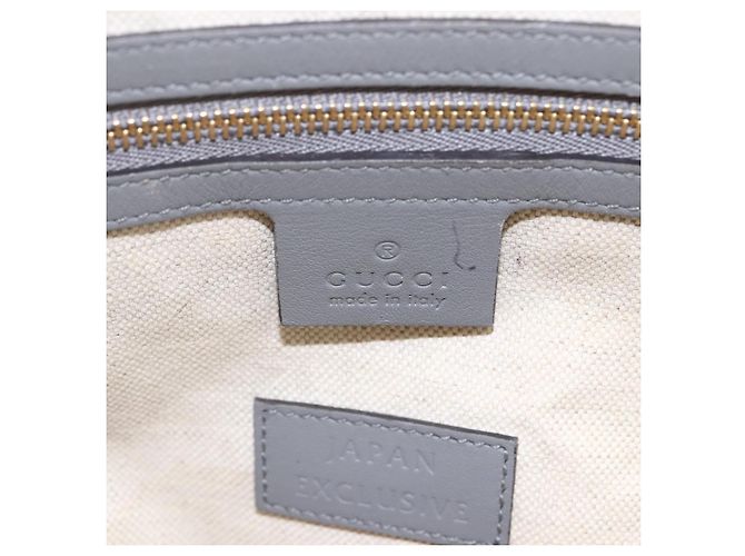 Borsa Tote in Pelle Grigia Oro GUCCI 440055 Auth ka948 Marrone D'oro - vista 20