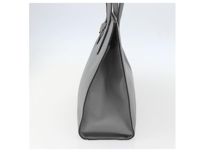 Borsa Tote in Pelle Grigia Oro GUCCI 440055 Auth ka948 Marrone D'oro - vista 4