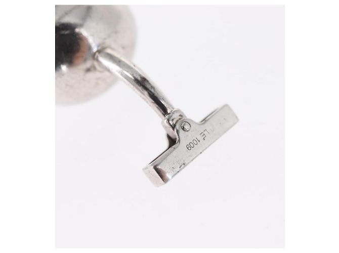LOUIS VUITTON Bottone da Polso Cuffs Ag925 Argento LV Auth 156689 - vista 11