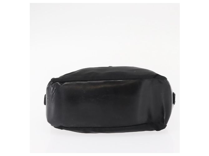 Pochette Prada in nylon e pelle nera Auth bs31960 Nero - vista 6