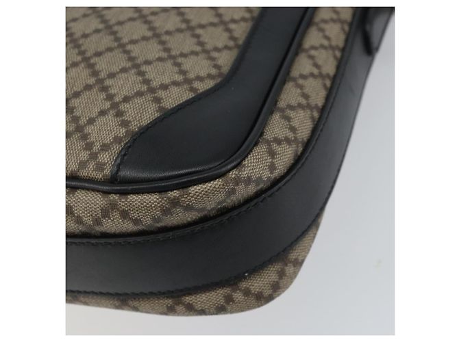 Borsa a Spalla GUCCI PVC Beige Argento 268159 Auth BA8632 - vista 12