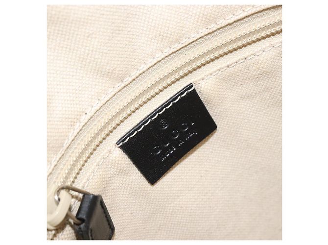 Borsa a Spalla GUCCI PVC Beige Argento 268159 Auth BA8632 - vista 17