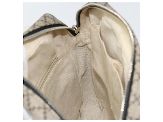 Borsa a Spalla GUCCI PVC Beige Argento 268159 Auth BA8632 - vista 19