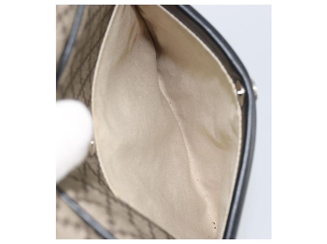 Borsa a Spalla GUCCI PVC Beige Argento 268159 Auth BA8632 - vista 23