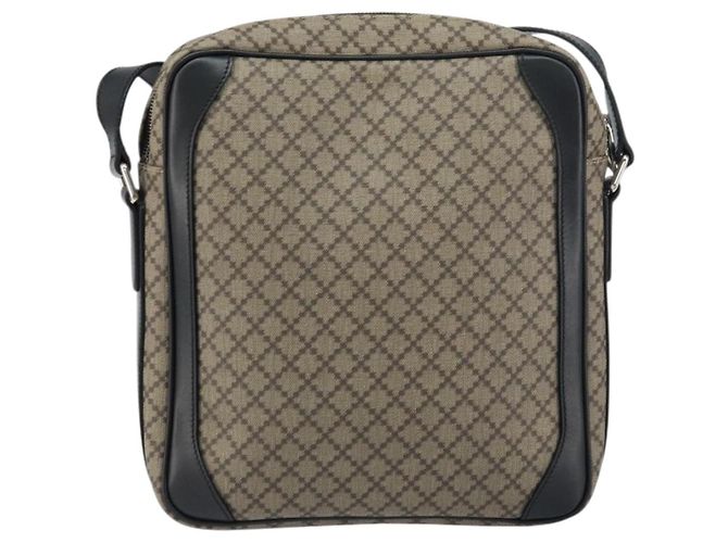 Borsa a Spalla GUCCI PVC Beige Argento 268159 Auth BA8632 - vista 3