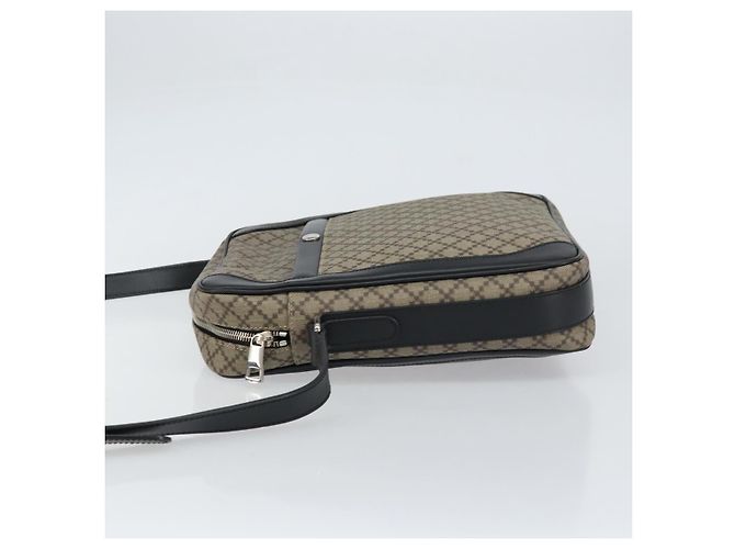 Borsa a Spalla GUCCI PVC Beige Argento 268159 Auth BA8632 - vista 5
