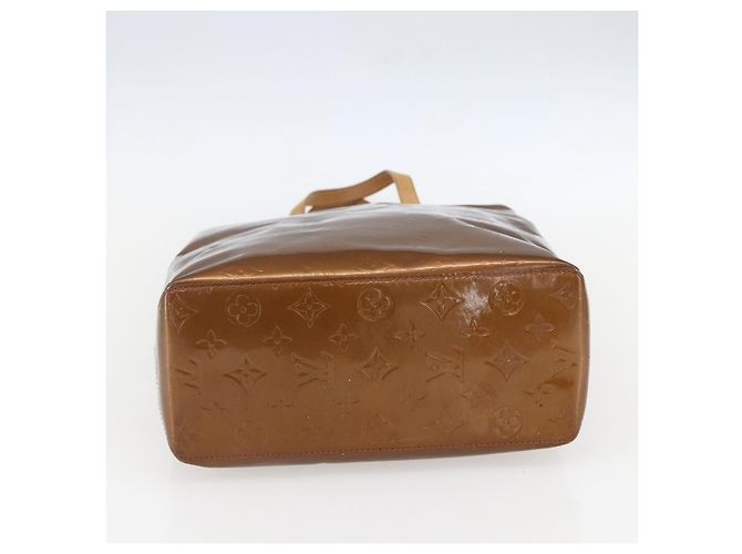 LOUIS VUITTON Monogram Vernis Reade MM Borsa a Mano Bronzo M91143 LV Auth ka856 - vista 5