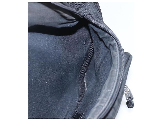 Bolsa de corpo em lona Balenciaga Preta 482389 Auth ka873 Preto - vista 19