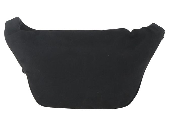 Bolsa de corpo em lona Balenciaga Preta 482389 Auth ka873 Preto - vista 2