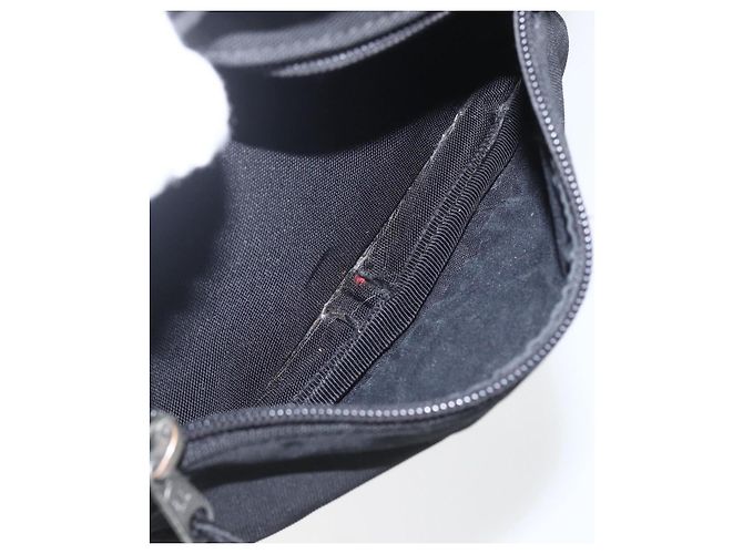 Bolsa de corpo em lona Balenciaga Preta 482389 Auth ka873 Preto - vista 21