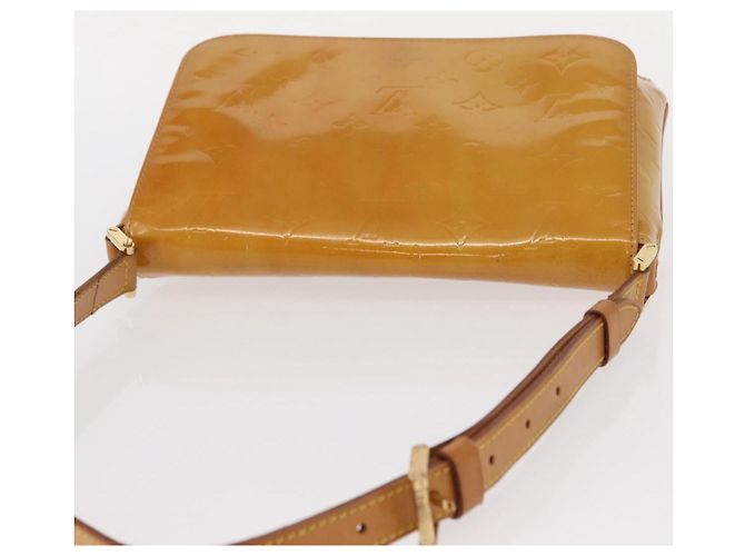 LOUIS VUITTON Borsa Thompson Street Monogram Vernis Beige M91301 LV Auth ep12217 - vista 6