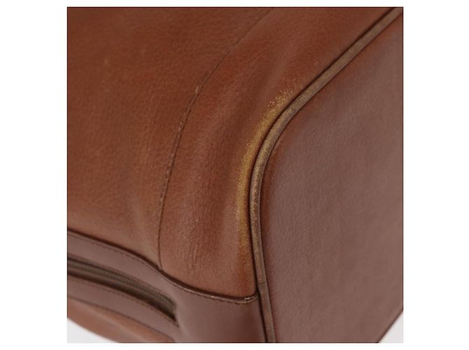Autre Marque Borsa a Spalla Burberrys in Pelle Marrone Oro Auth 151776 D'oro - vista 10