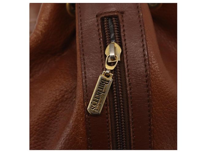 Autre Marque Borsa a Spalla Burberrys in Pelle Marrone Oro Auth 151776 D'oro - vista 11