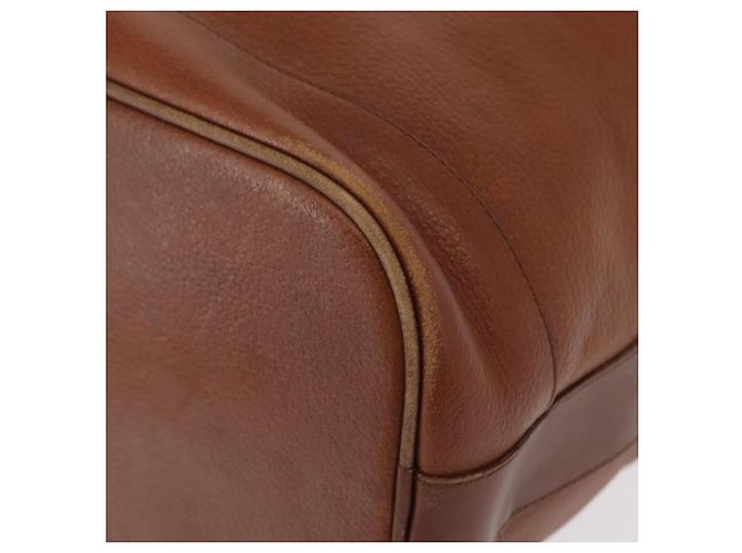 Autre Marque Borsa a Spalla Burberrys in Pelle Marrone Oro Auth 151776 D'oro - vista 14