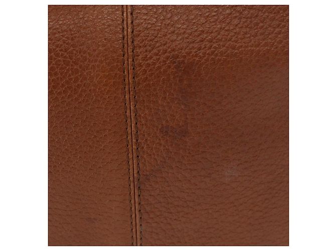 Autre Marque Borsa a Spalla Burberrys in Pelle Marrone Oro Auth 151776 D'oro - vista 3