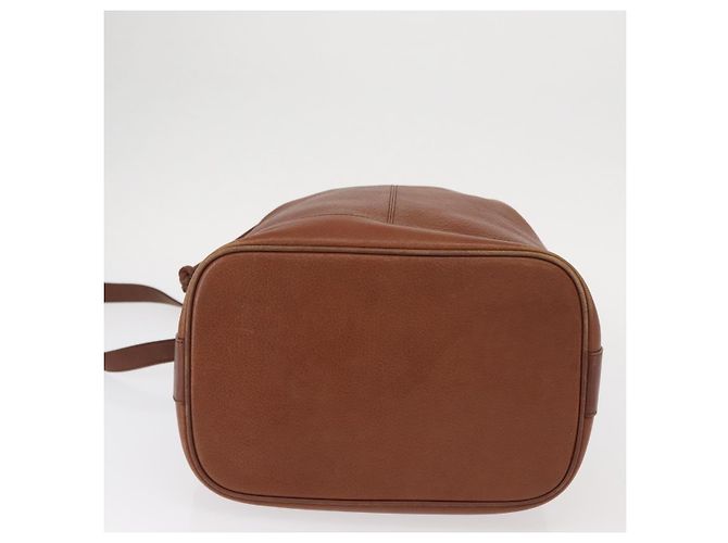 Autre Marque Borsa a Spalla Burberrys in Pelle Marrone Oro Auth 151776 D'oro - vista 6