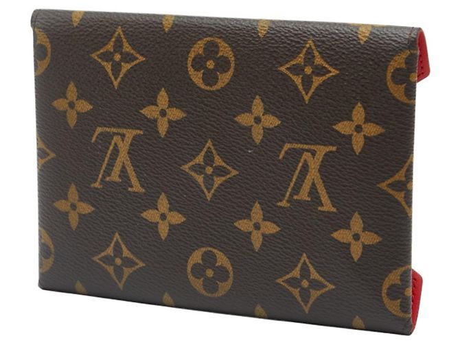 Pochette Kirigami Monogramma Louis Vuitton Marrone Rosso - vista 2