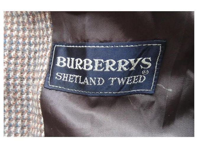 Abrigo Burberry de tweed Shetland marrón Castaño - vista 6